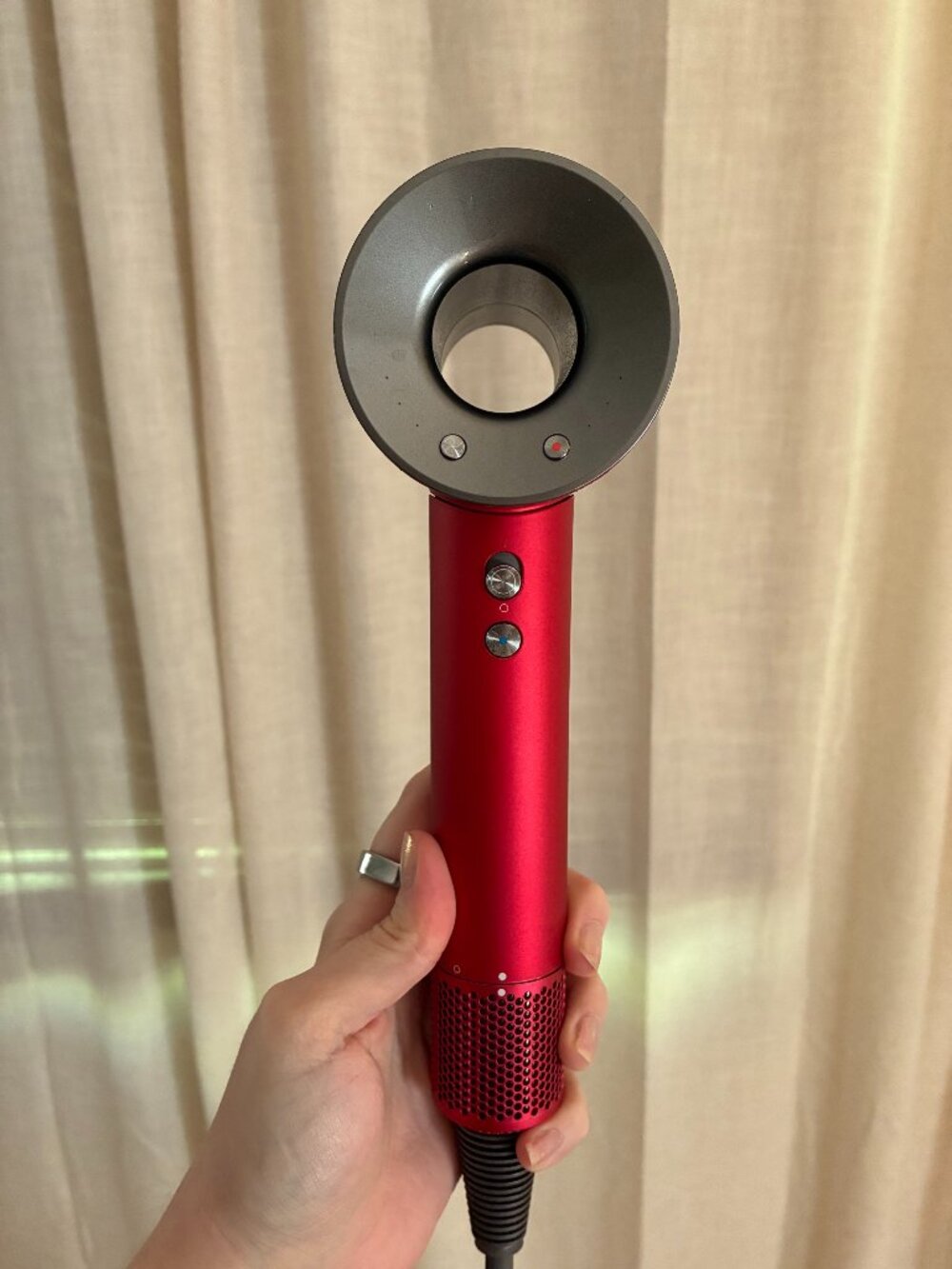 Red Dyson Blow Dryer